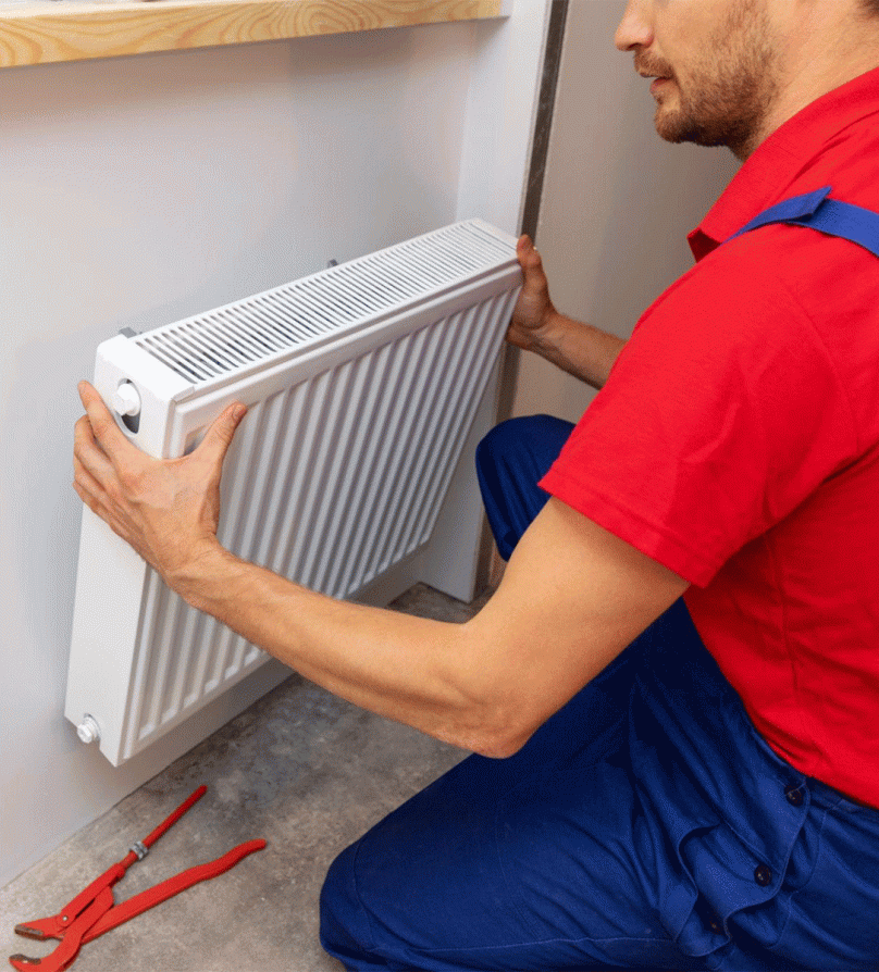 Montaža radiatorja